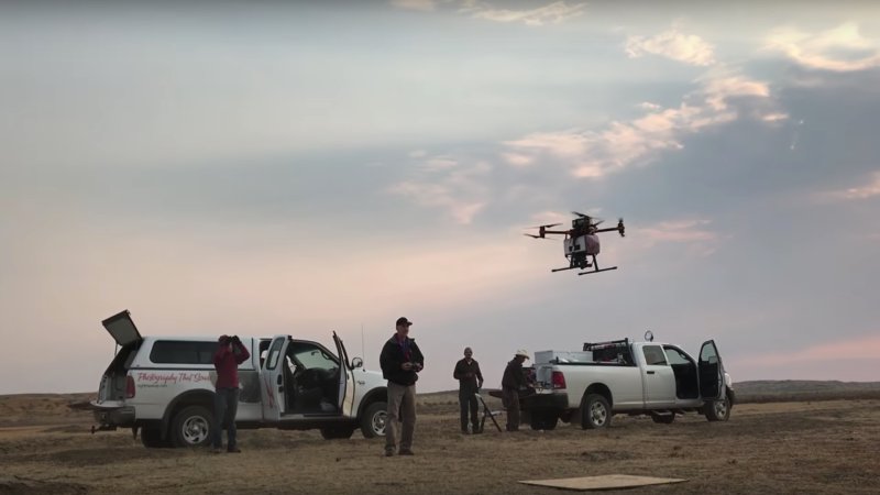 Biologists are Saving Ferrets With the Help of a Pellet-Dropping Drone