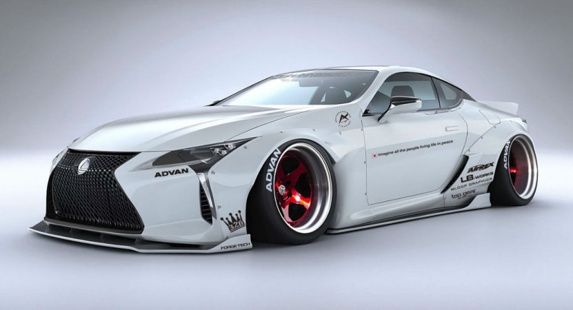 The Liberty Walk Lexus LC500 Redefines ‘Wide’