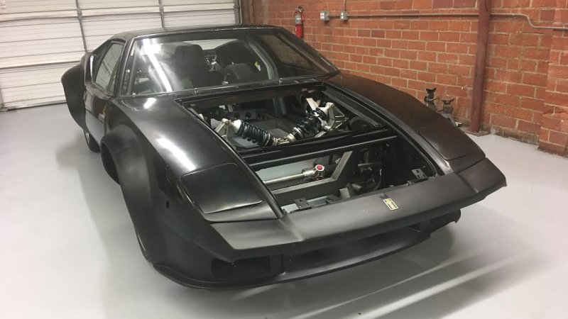 There’s an Unfinished De Tomaso Pantera Project with a Twin Turbo Windsor V8 For Sale