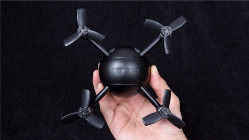 The PITTA is 3 in 1: Drone, Handheld Action-Cam, and Security Camera