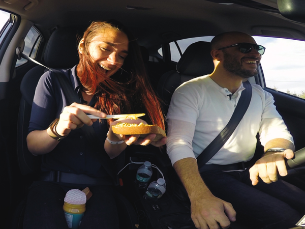 Spoiler Alert: Trying to Make a PB+J Sandwich in an Off-Roading Vehicle Ain’t Easy, Is Messy