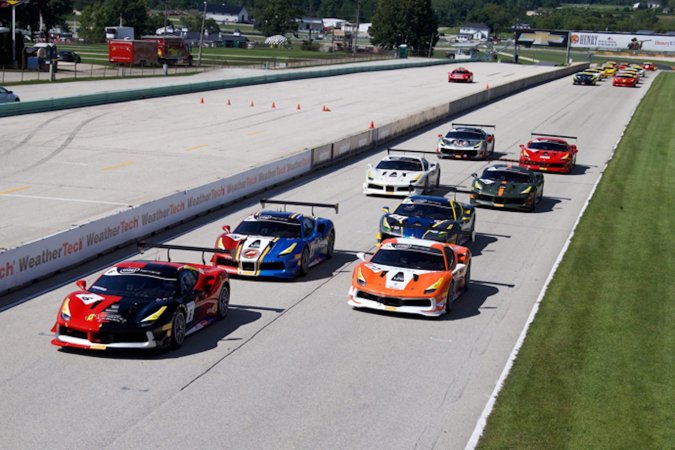 The Ferrari Challenge North America Series Will Start Using Intel’s AI and Drones in Race Broadcasts