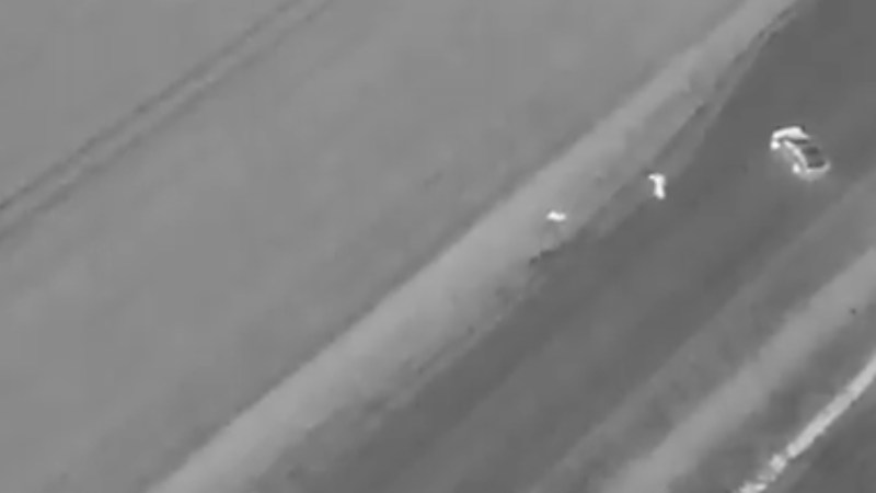 Police Drone Helps Save Man’s Life From Hypothermia While Lying in Ditch