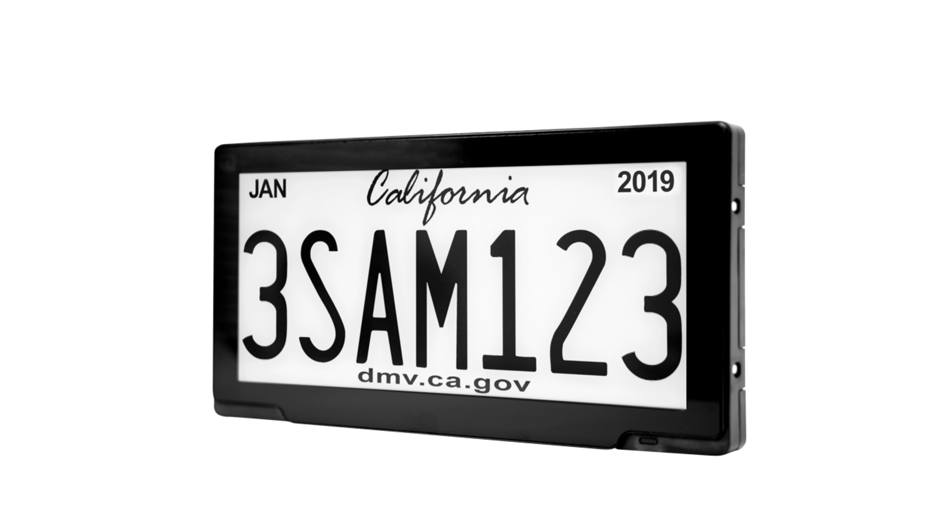 The World's First Digital License Plate Has Arrived