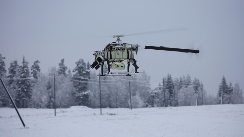 Electric Helicopter Drone Can Carry up to 13.2 Pounds for 90 Minute Duration