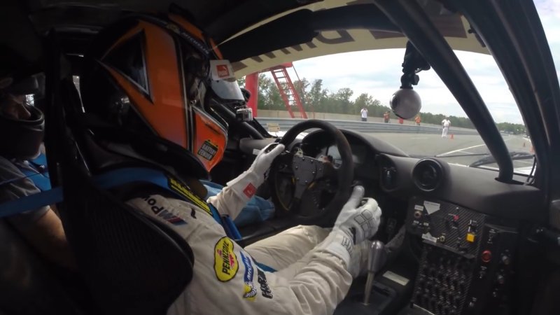 Watch Racing Hero Bill Auberlen Heel-toe in a McLaren F1 GTR