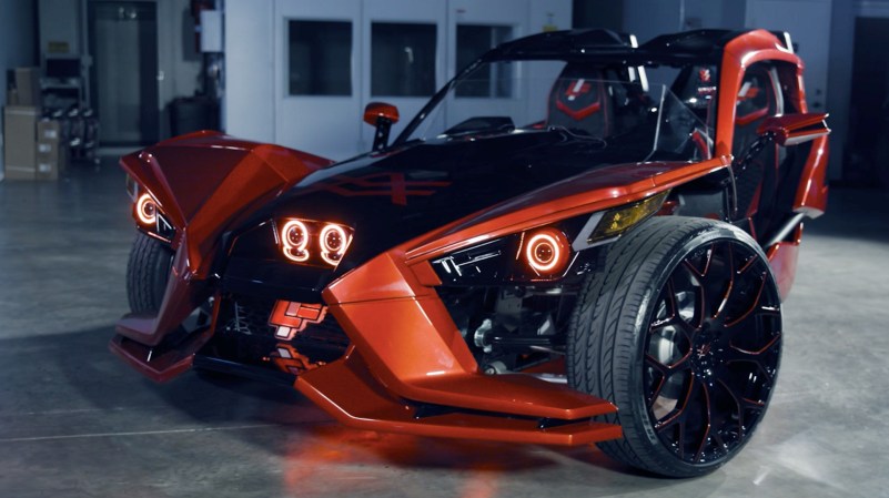 Check out Luis Fonsi’s Custom Polaris Slingshot