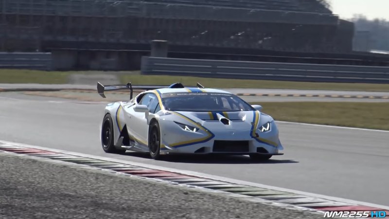 Listen to the 2018 Lamborghini Huracan Super Trofeo EVO Roar at Monza