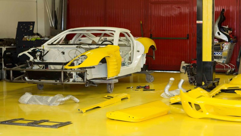 Ferrari 599 Drift Car Has Arrived for the Upcoming Formula Drift Season