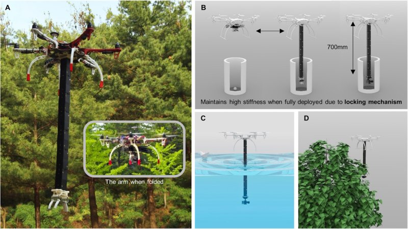 This Drone Uses an Origami-Inspired Arm to Pick Up Objects