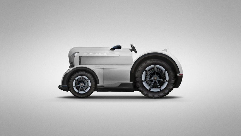 This is Porsche’s 700 Horsepower Electric Tractor