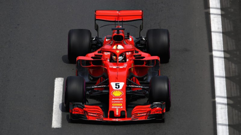 Ferrari and Sebastian Vettel On Pole for the 2018 Azerbaijan Grand Prix