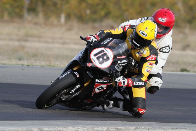 Ride a Superbike on a Racetrack as a Dunlop M4 Suzuki Two-Seater Passenger