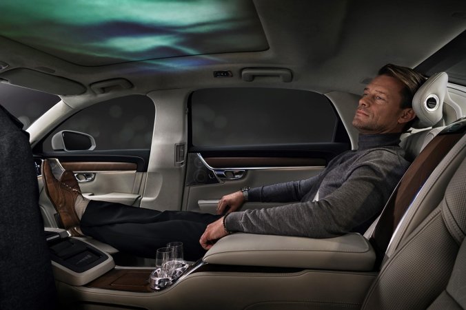 Superfluous Three-Seater Volvo S90 Ambience Conceptualized for China