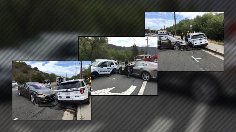 Tesla on Autopilot Crashes into Parked California Police Cruiser