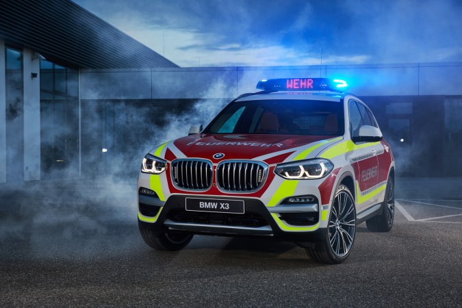 Hot BMW and Mini Emergency Vehicles Displayed at the RETTmobil 2018