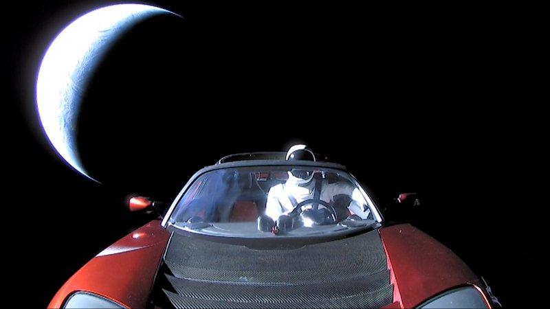 Musk, Malala, and a Red Tesla Roadster