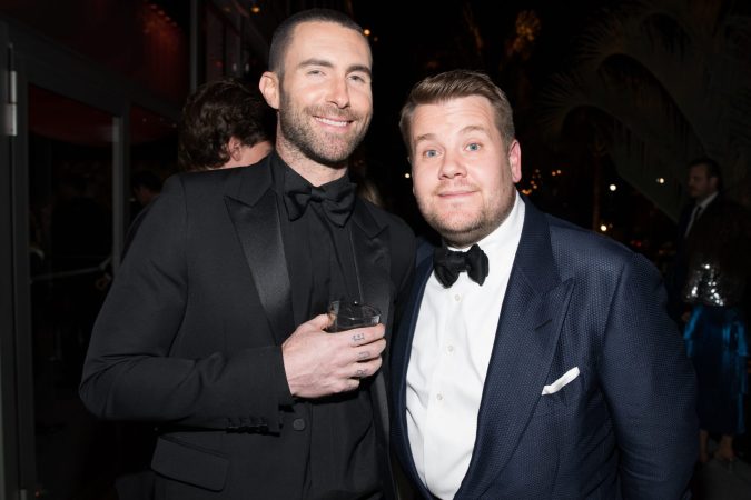 Rocker Adam Levine, Comedian James Corden Pulled Over During ‘Carpool Karaoke’ Episode