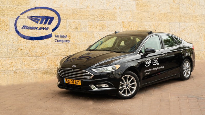 Intel/Mobileye Self-Driving Cars Begin Testing in Jerusalem