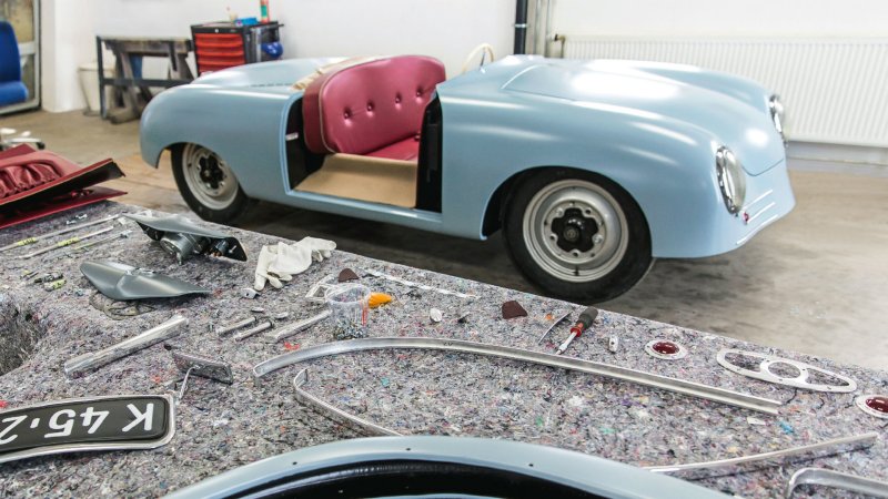 Porsche Restores the First 356 Roadster Ever Built to Show Car Condition