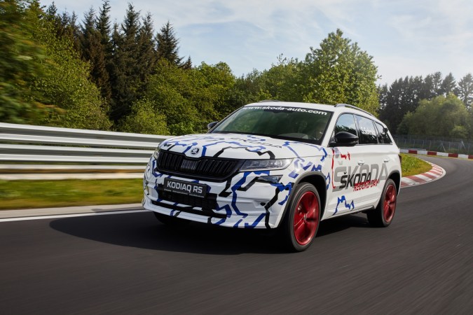 All-New Skoda Kodiaq vRS Sets Nurburgring Lap Record for Seven-Seat SUVs