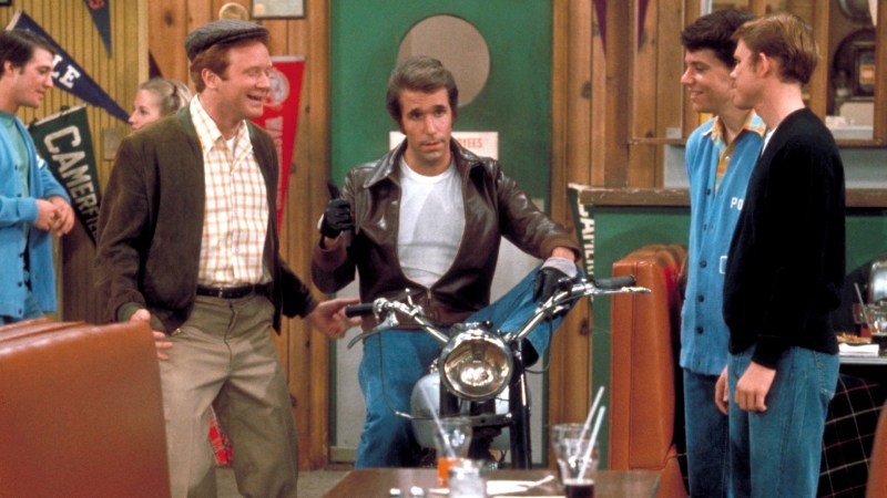 Fonzie’s Triumph Trophy Motorcycle from <em>Happy Days</em> Sells for a Cool $179,000