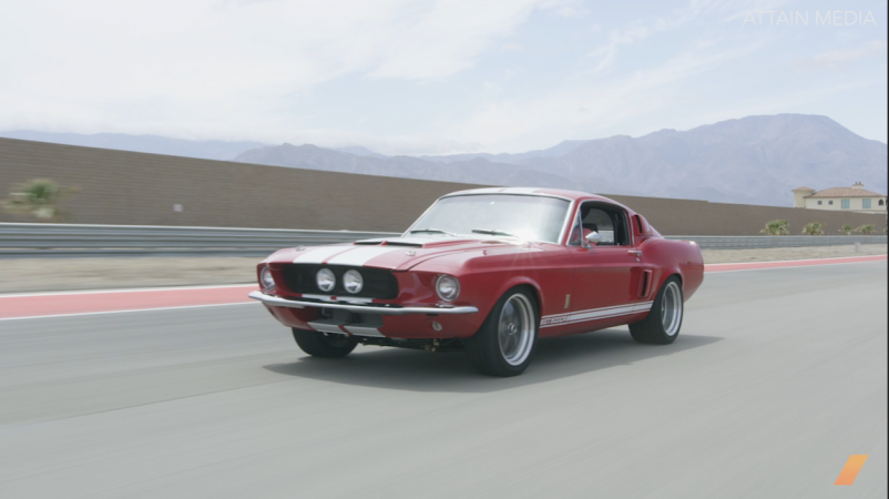 Watch Pro Driver Ariel Biggs Hit the Track in the Classic Recreations Shelby GT350CR