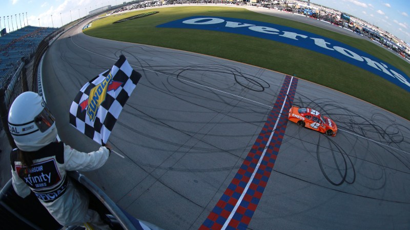 Kyle Larson Goes From Back to Front for NASCAR Xfinity Series win at Chicagoland