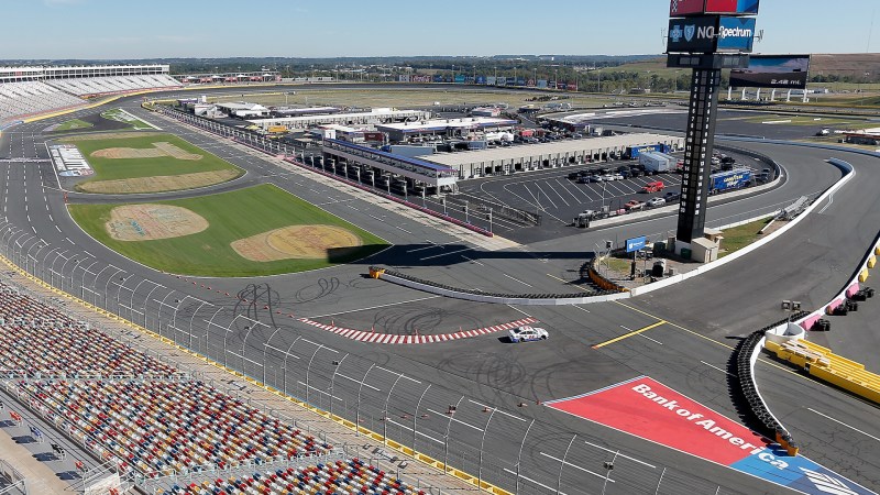 NASCAR Race on Charlotte Road Course Shortened