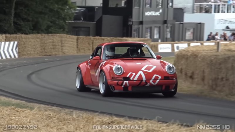 Listen to Singer-Williams 911 DLS Scream to 9,000 RPM at Goodwood Hillclimb