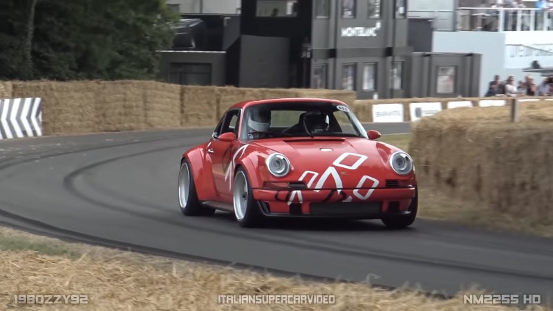 Listen to Singer-Williams 911 DLS Scream to 9,000 RPM at Goodwood Hillclimb