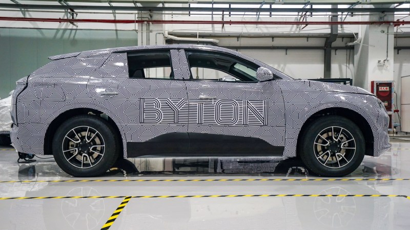 China’s Byton Begins Testing Prototype M-Byte Electric Crossover