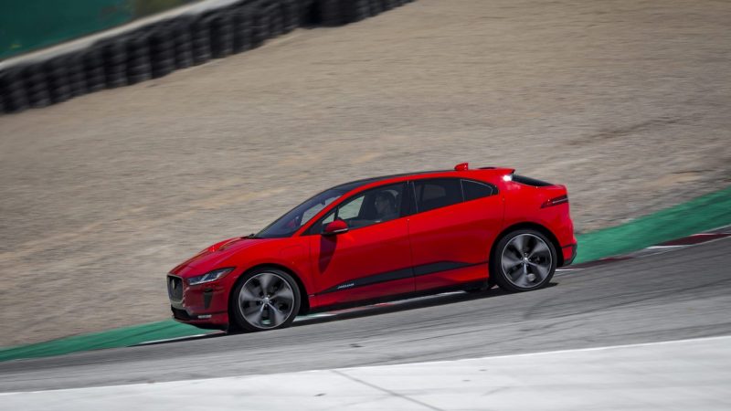 Jaguar I-Pace Sets a Laguna Seca Electric Car Lap Record