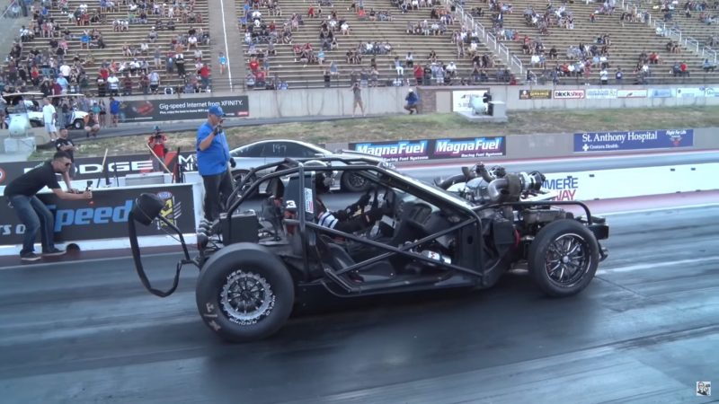 This Corvette-Powered Kart Named ‘Leroy’ Just Set a Quarter-Mile Stick-Shift Record