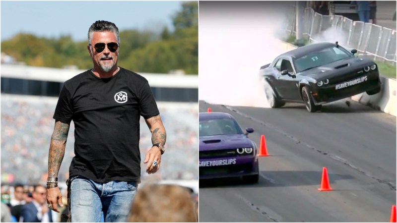 Gas Monkey Garage’s Richard Rawlings Just Crashed a Hellcat While Drag Racing at Woodward