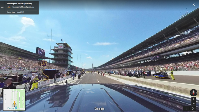 Racing Fans Worldwide Can Now Lap the Indianapolis Motor Speedway on Google Maps Street View