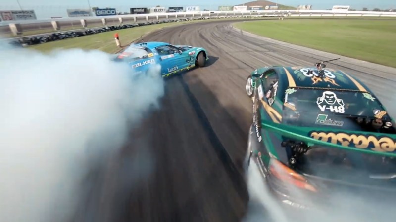 This Formula Drift Drone Footage Looks Like a <em>Forza Motorsport</em> Trailer
