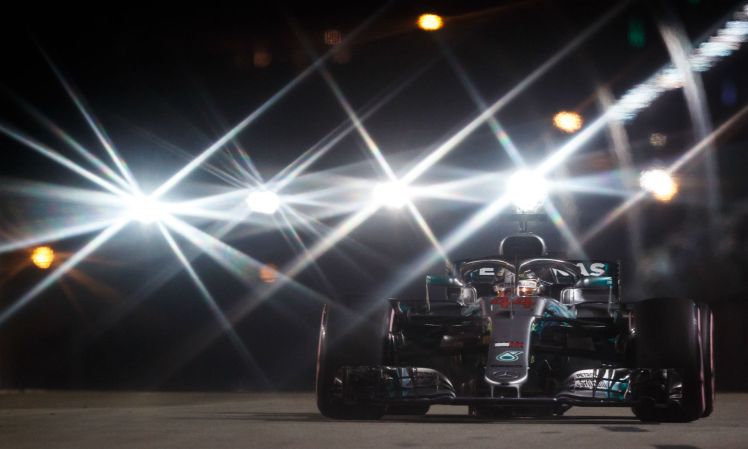 Mercedes’ Lewis Hamilton Earns Surprise F1 Pole at Singapore Grand Prix