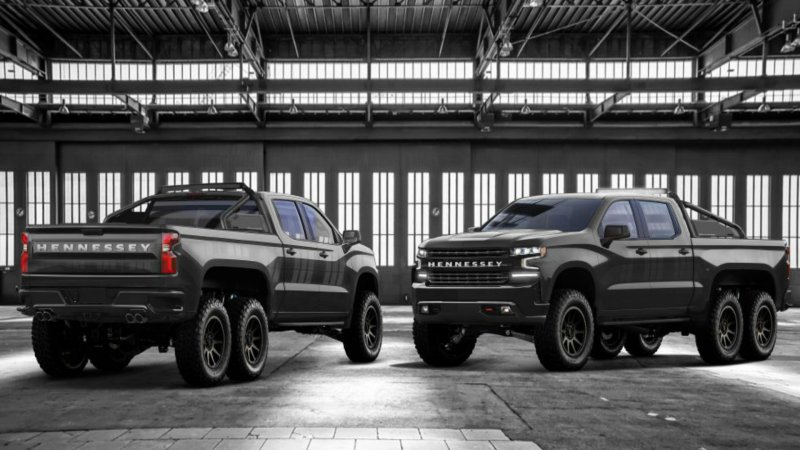 2019 Hennessey Goliath 6×6 Is a 700-Horsepower, Six-Wheeled, $375,000 Silverado