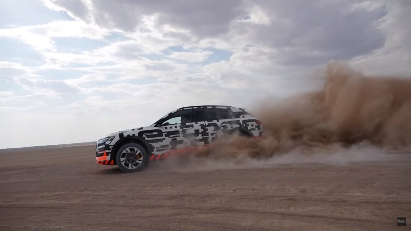 Watch Audi E-Tron Undergo All-Wheel-Drive Stress Test