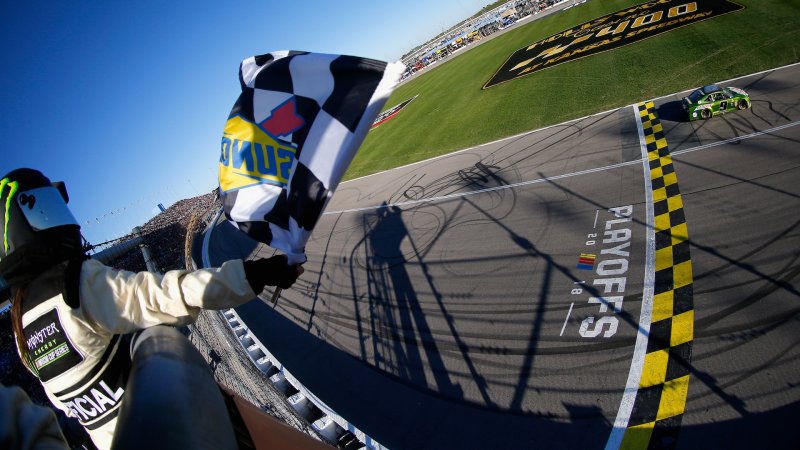 Chase Elliott Caps Off NASCAR Playoff Round Two With Kansas Win