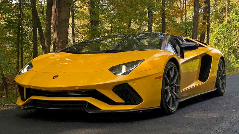 Driving a Lamborghini Aventador S Roadster Instantly Makes You Famous