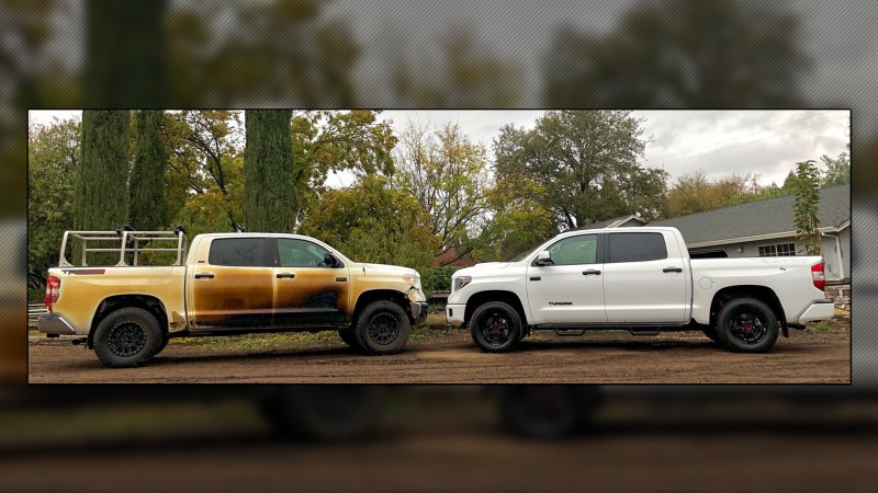 Toyota Honors Its Word, Delivers New Tundra to Hero Who Sacrificed Truck in California Wildfires