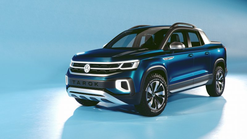 Volkswagen Unveils Tarok Midsize Pickup Truck Concept, Teases US Availability