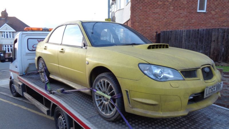 A Subaru WRX STi from <em>Kingsman</em> Is For Sale, But There’s a Catch