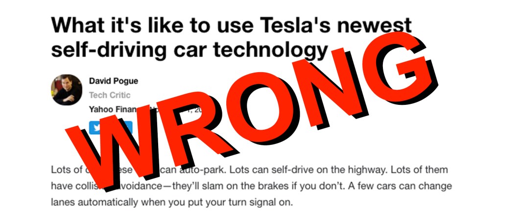 How The Media Gets Tesla Wrong: the David Pogue Edition