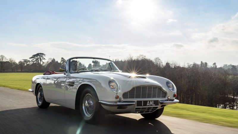 Aston Martin Reveals Electric DB6 Volante as Conceptual EV Conversion