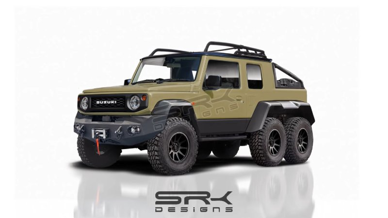 Feast Your Eyes on This Breathtaking 6×6 Suzuki Jimny