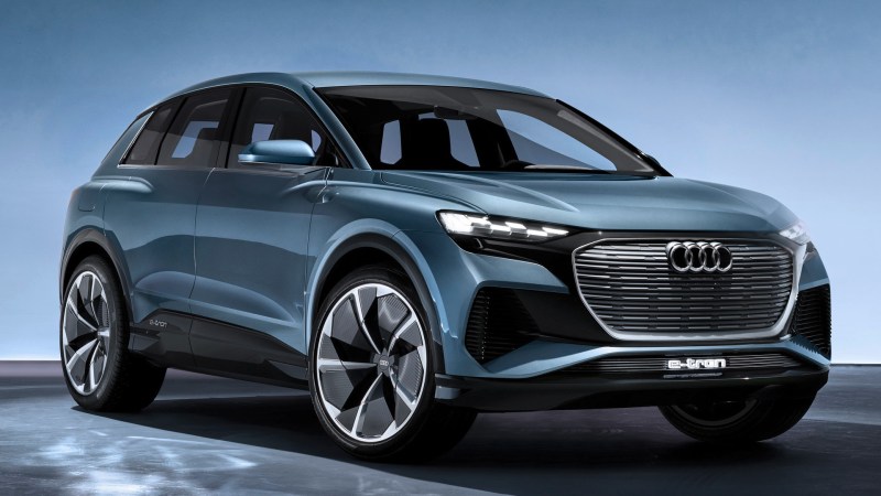 Audi Q4 E-Tron Electric Crossover Concept With 280-Mile Range Debuts at Geneva Motor Show