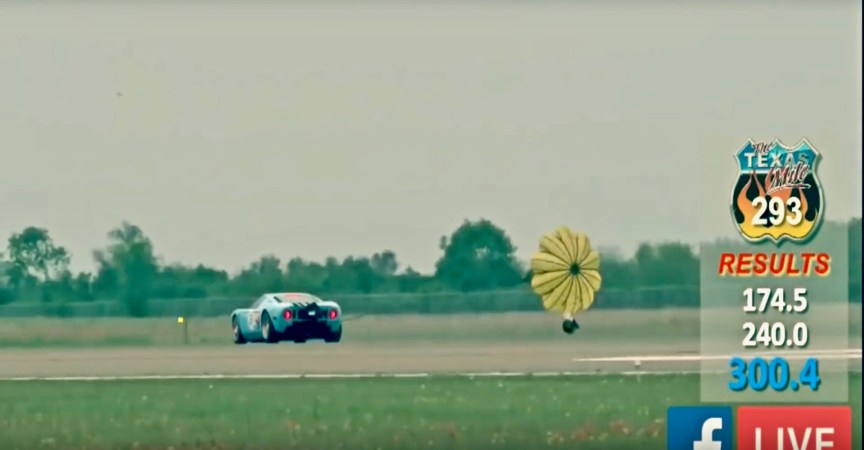 Ford GT With 2,500 HP Hits 300.4 MPH at the Texas Mile, Sets New Standing Mile Record